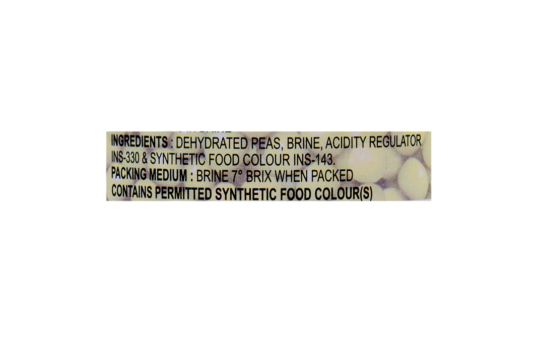 Golden Crown Peas In Brine    Tin  400 grams